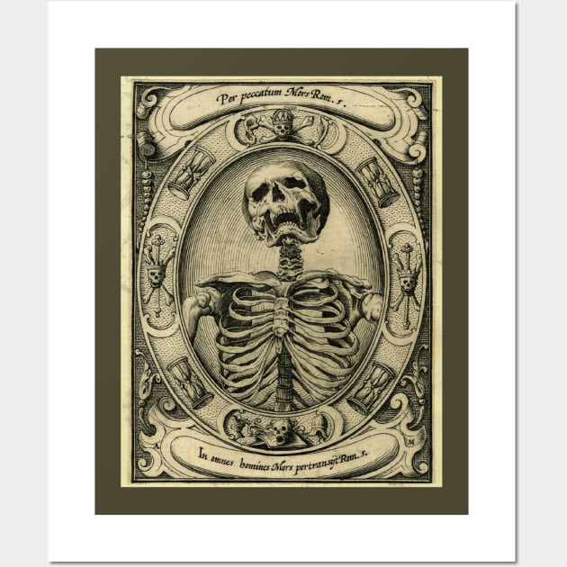 Laughing Skeleton Wall Art by MotoGirl